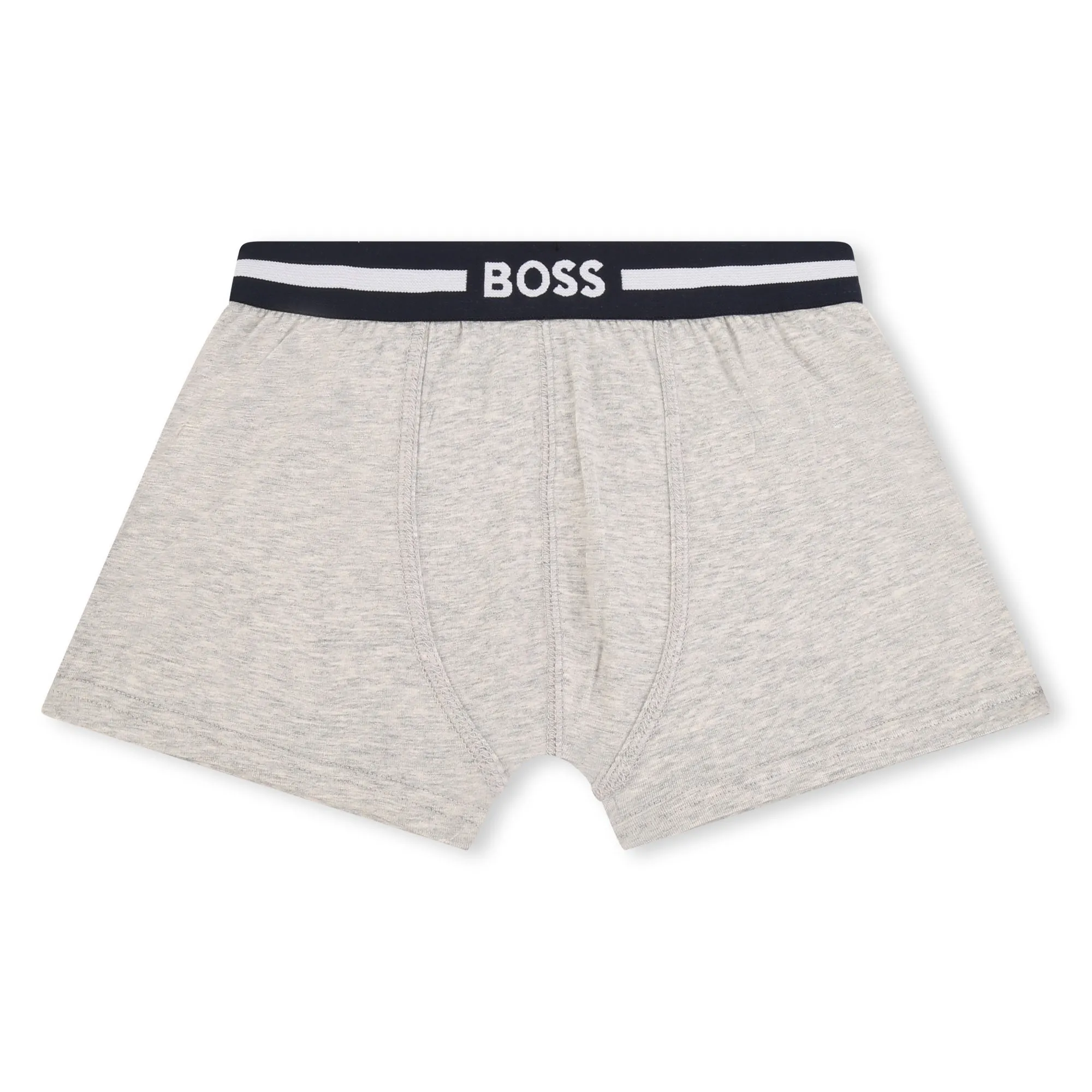 Set of 2 Boxer Shorts in Navy and White