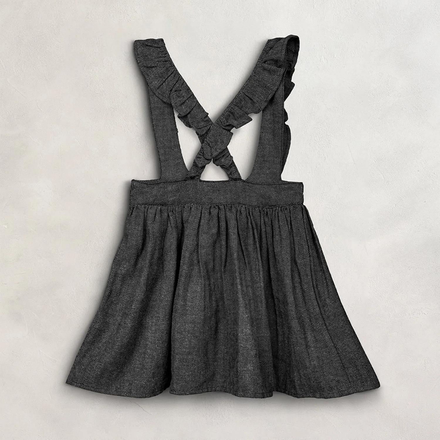 Slaty Shrill-Frill Dress