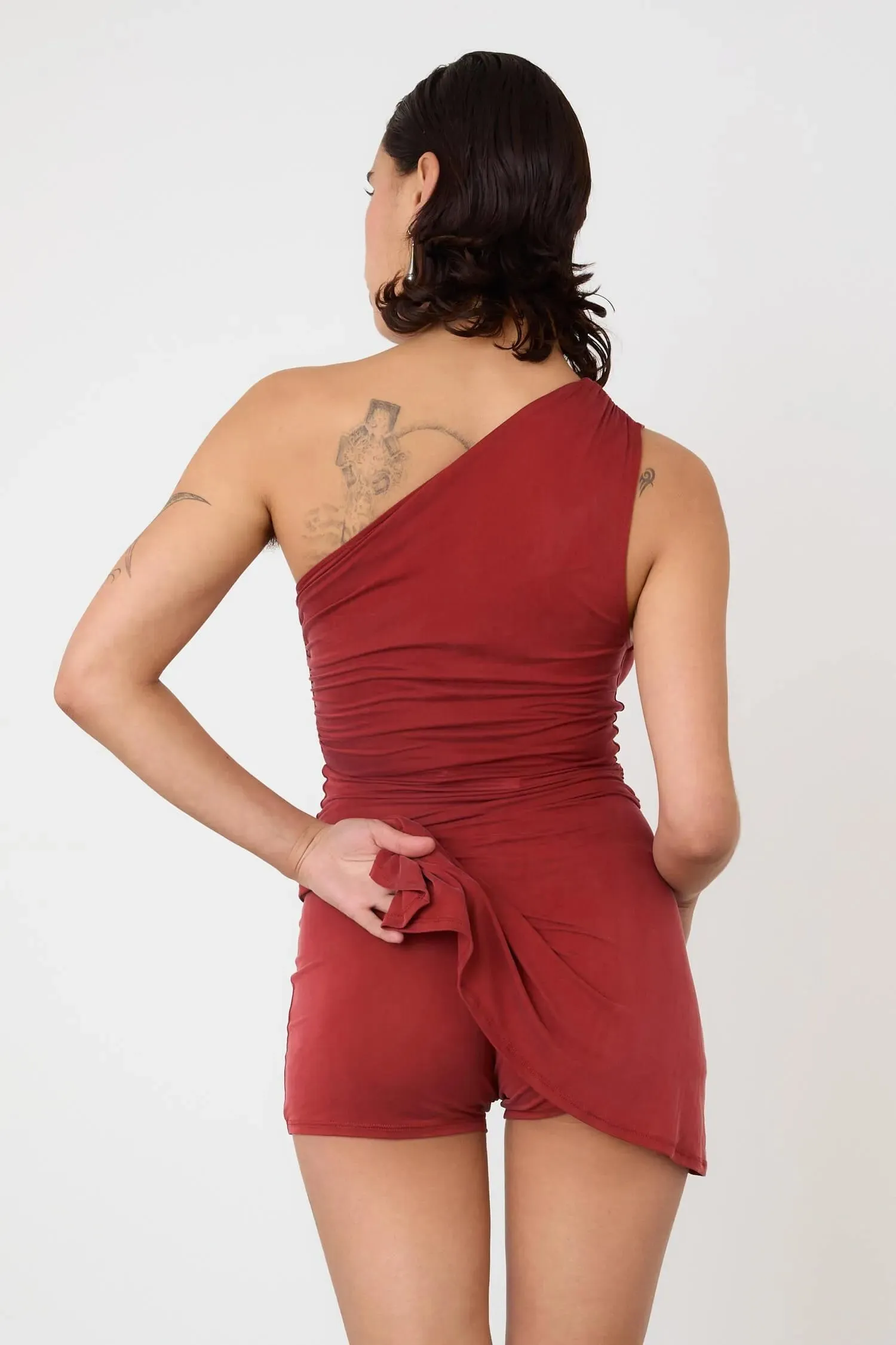 The Kylie Skort Dress, Redsandstone