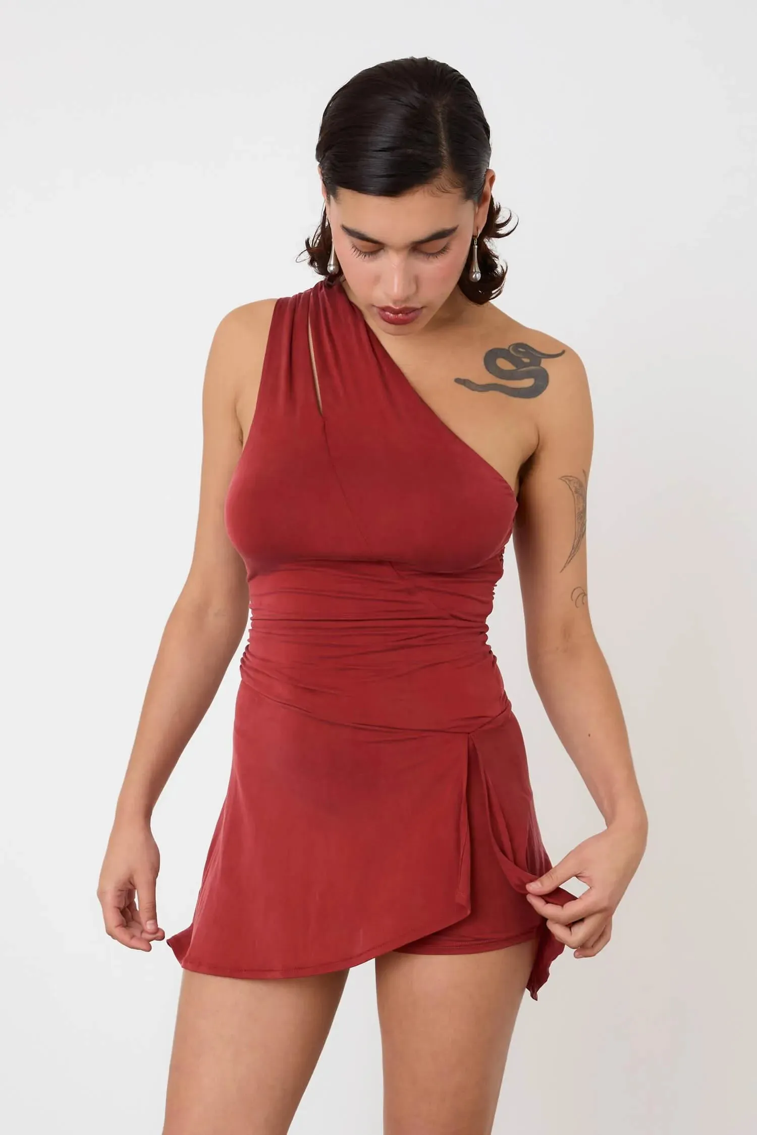 The Kylie Skort Dress, Redsandstone