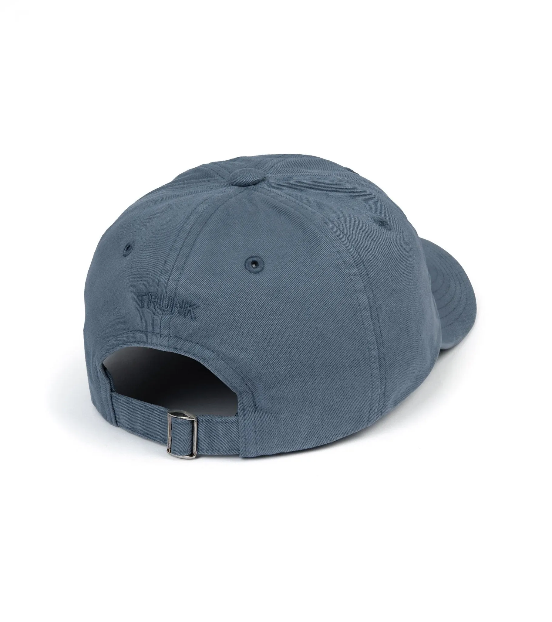 Trunk Washed Cotton Twill Baseball Cap: Mid Blue