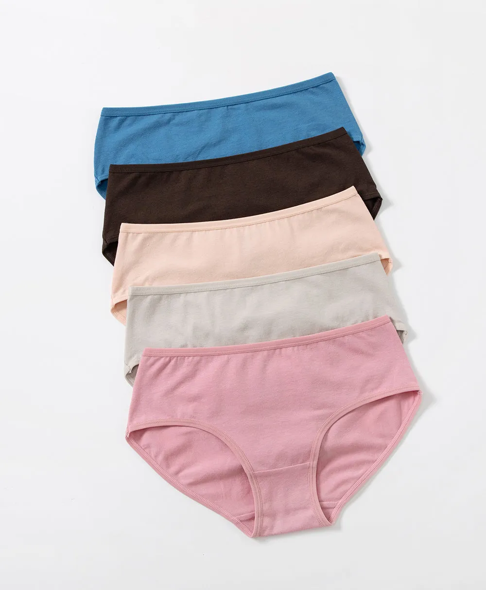 Warming Gemstones Cotton 5-pack Midi Panties