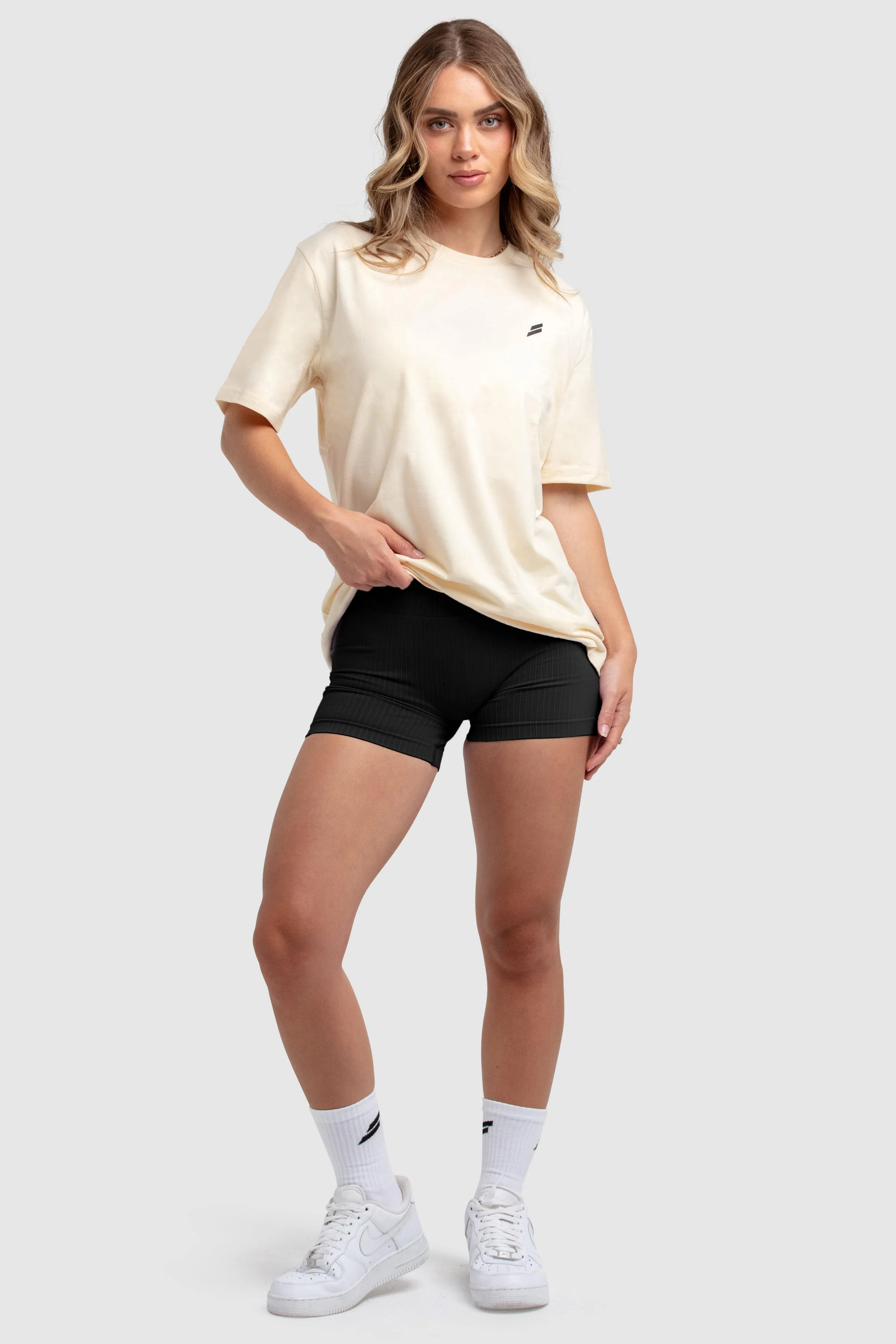 Women's Essential Oversize Tee - Cream