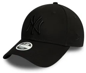 Womens New York Yankees New Era 9Forty Essential All Black Baseball Cap