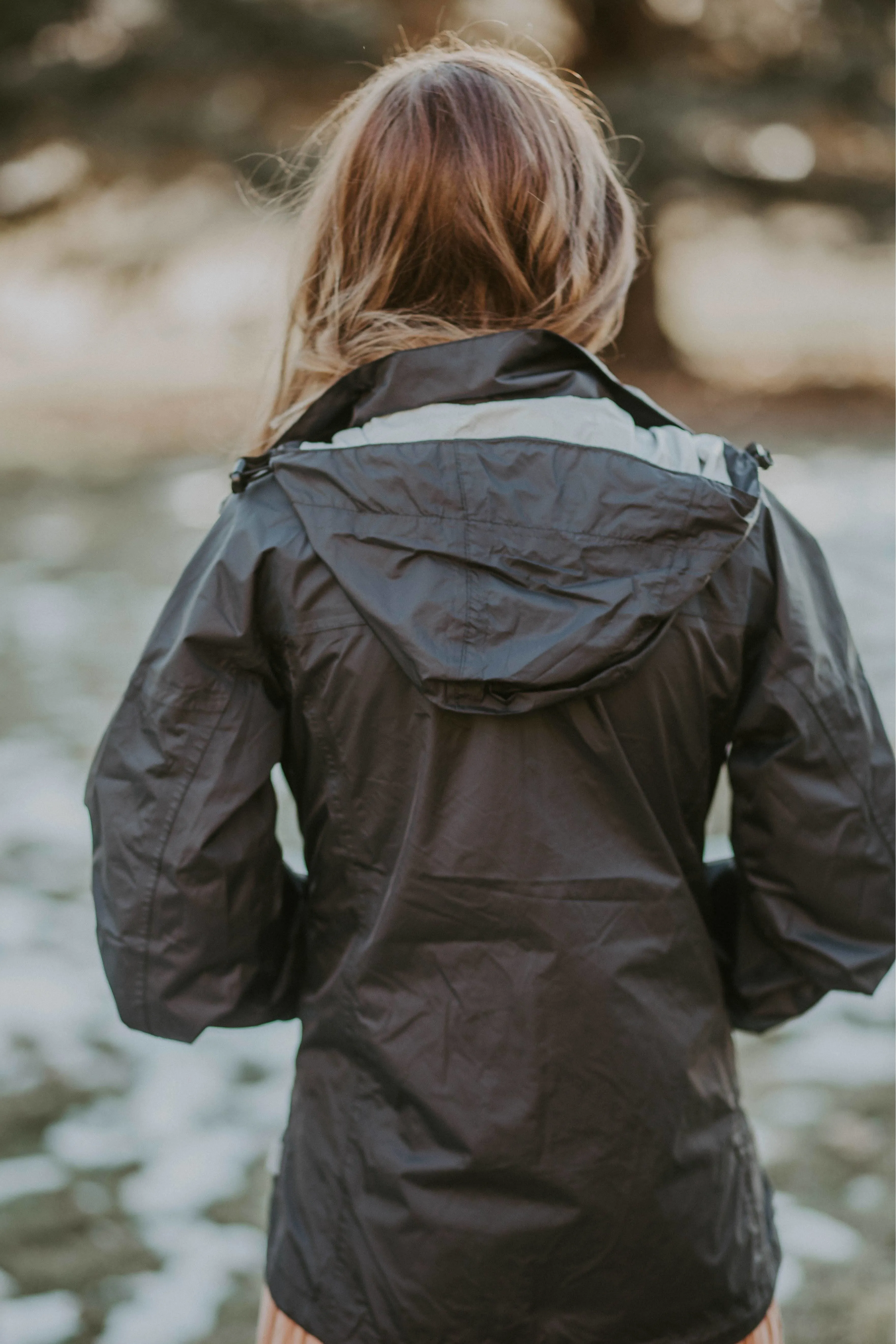 Women's Seam-Sealed Rain Jacket Black