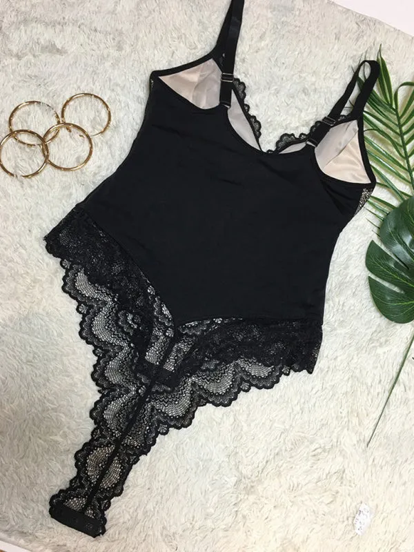 Women's Sexy Elegant Lace Lingerie Bodysuit